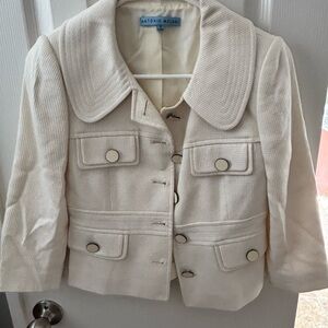 ANTONIO MELANI Ivory Textured Jacket